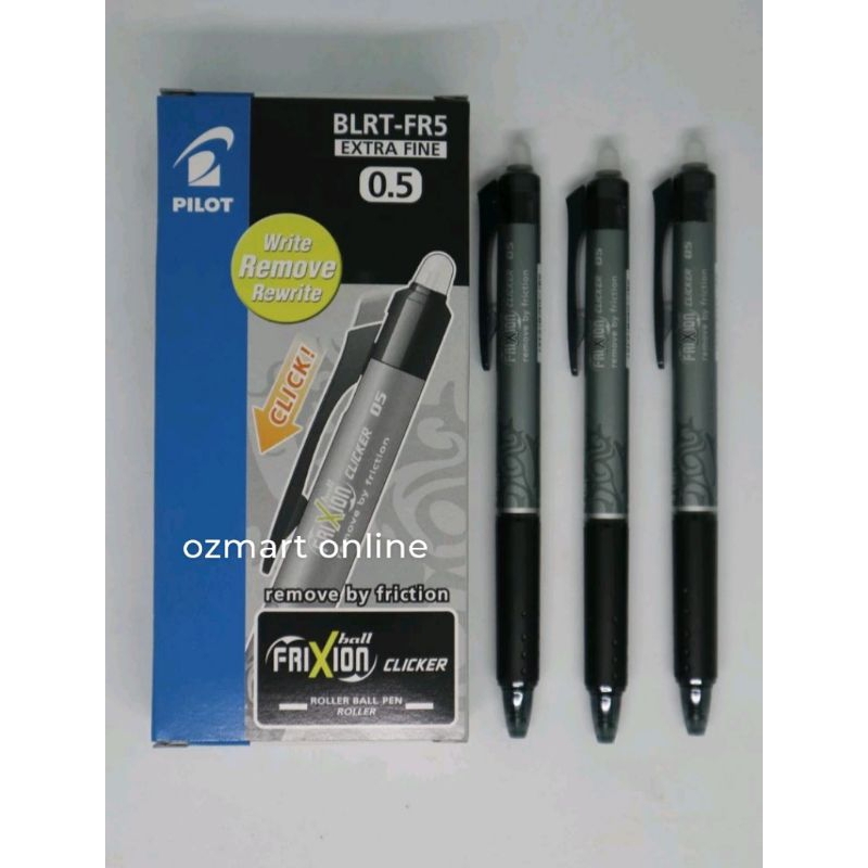 

bolpen pen frixion hapus hitam