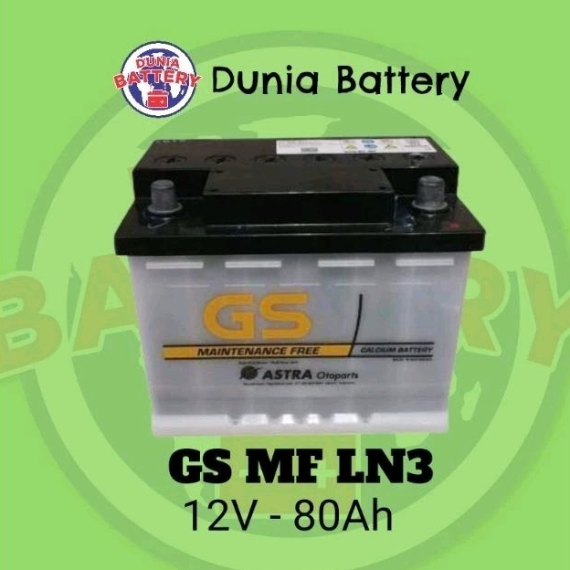 Aki mobil GS MF LN3 Original Astra