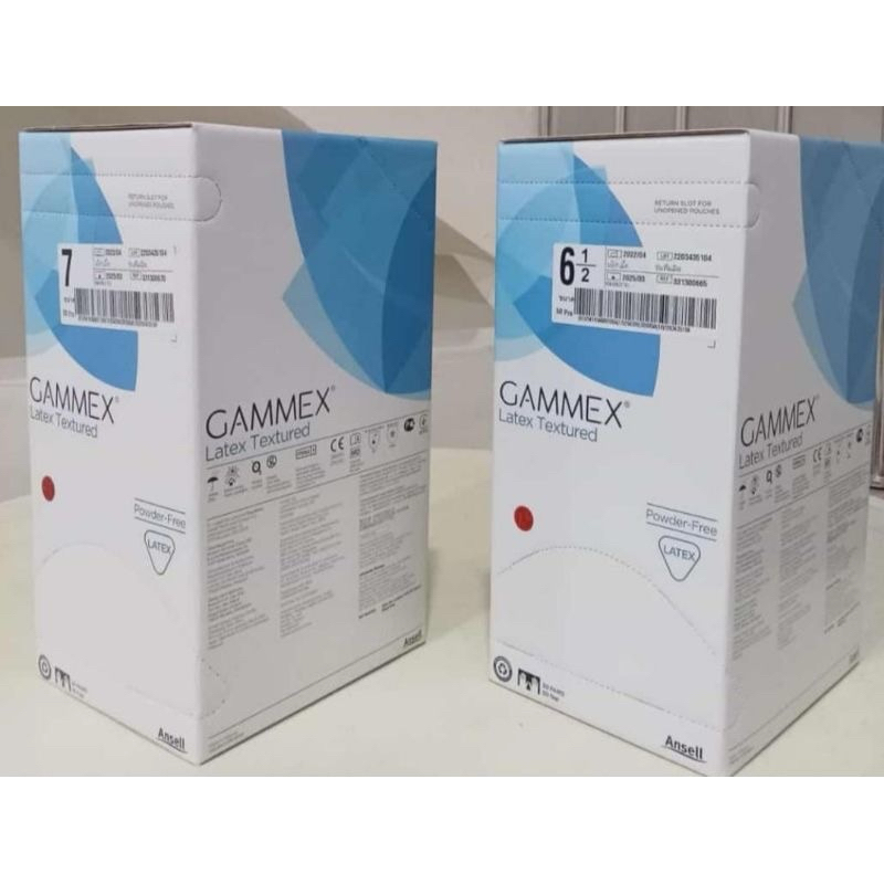 Sarung Tangan Gamex Latex Textured 6/ 6,5/ 7 /7,5 /8/Steril Gamex