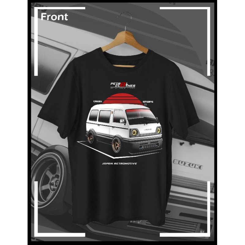 Kaos Otomotif edisi Japan Retromotive - Carry Bagong. T-Shirt Pria dan Wanita dengan Exclusive Desig