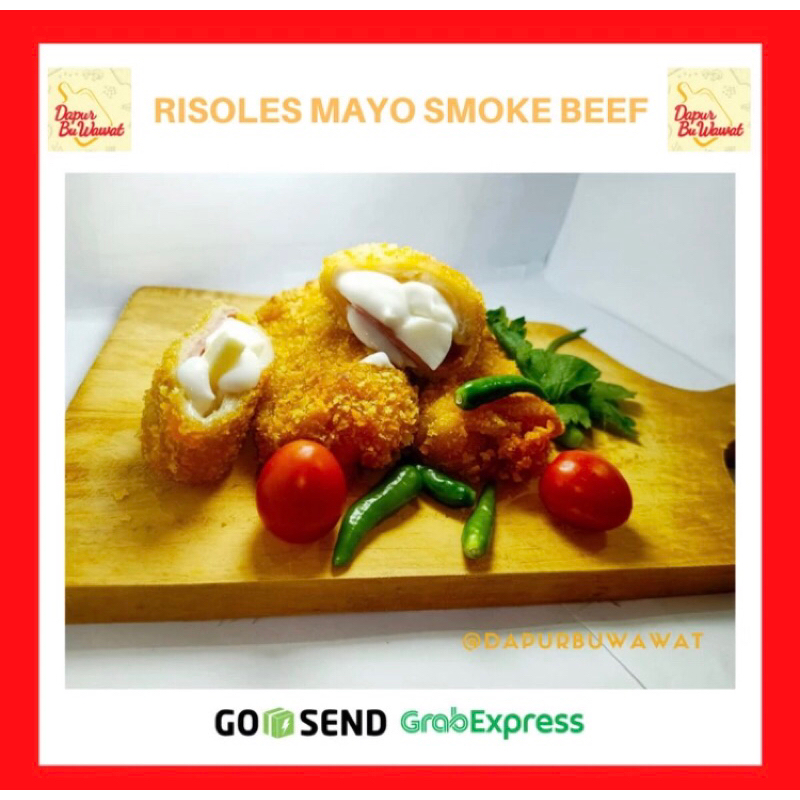 

RISOLES MAYO FROZEN SMOKED BEEF ISI 10PCS