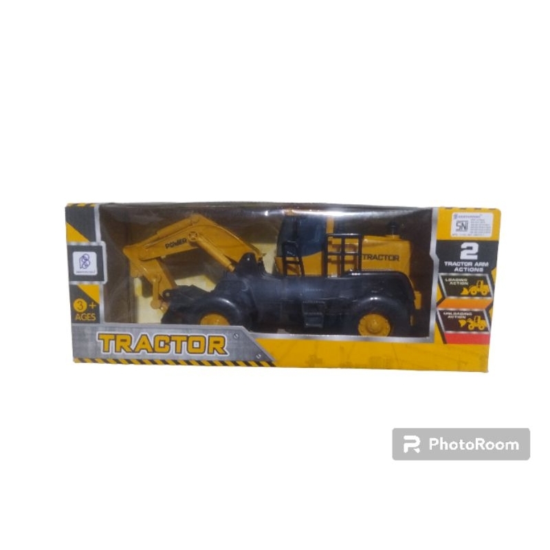 mainan tractor medium