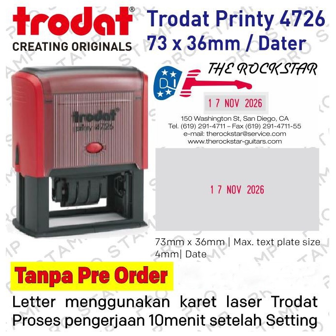 

Stempel Trodat 4726 + LETTER