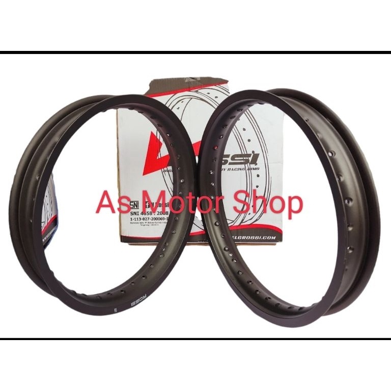 Trend Terbaru VELG SEPASANG MEREK ROSSI RING 18 WARNA HITAM BIRU SILVER GOLD