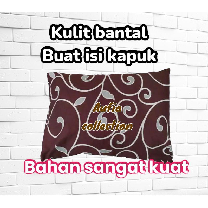 Kulit Dalaman Bantal Dan Guling Buat Isi Kapuk Atau Dakron Bahan Katun Tebal Dengan Motif Anak Dewas