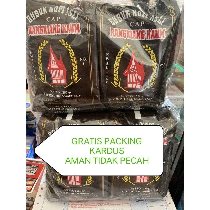 

KOPI RANGKIANG KAUM 250 gram x 4 pcs, ASLI garansi shopee 100% , . fresh