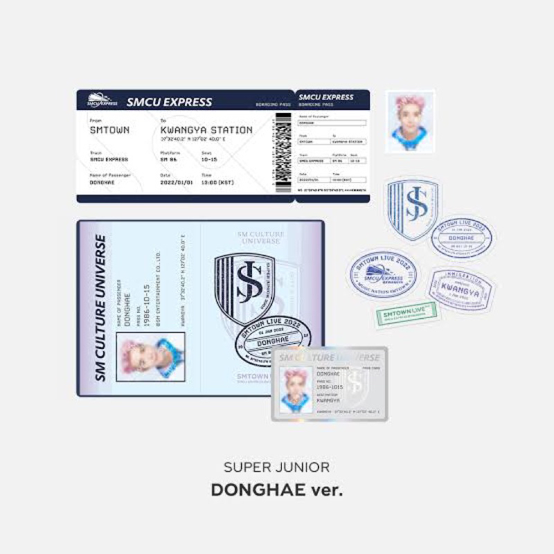 (Official) SMCU Express Kwangya Passport set Donghae