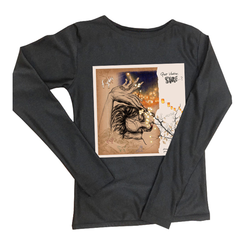 Quo Vadis Album Sore Tshirt Black Longsleeve 100% Cotton Kombed 30s