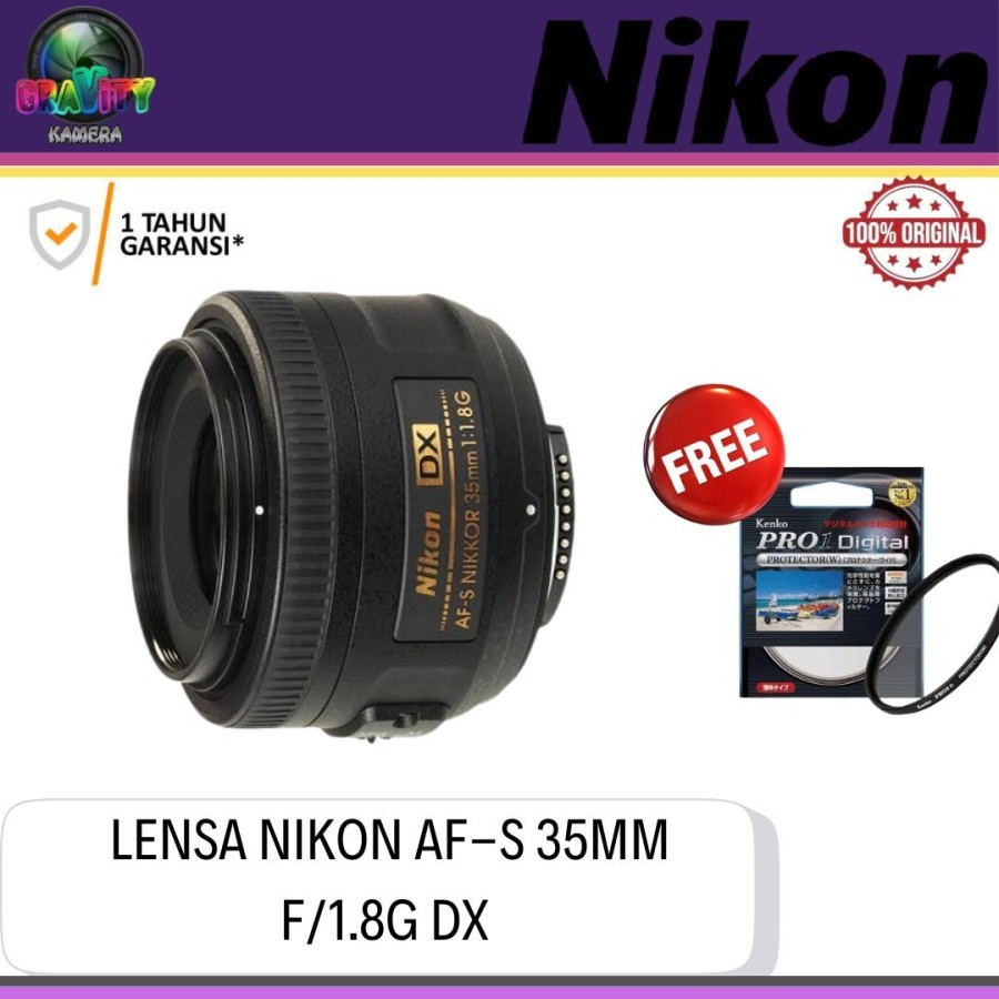 LENSA NIKON 35MM F1.8 G / LENSA NIKON AF-S 35MM F/1.8 G