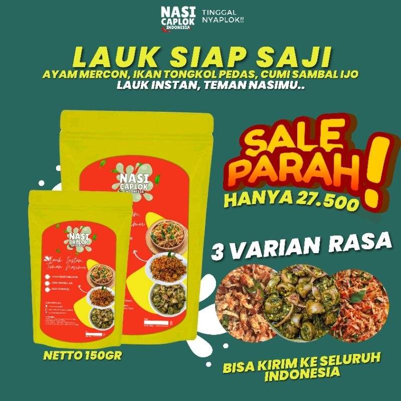 

Lauk Instan Siap Saji 3 Varian 150gr PROMO NCI