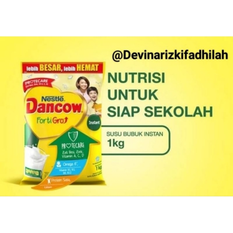 

Dancow Fortigro Coklat dan Instant 1Kg