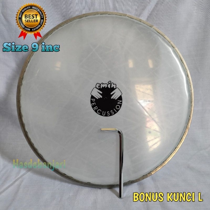Mika Darbuka Emin percussion 9 inch crispy bonus kunci L