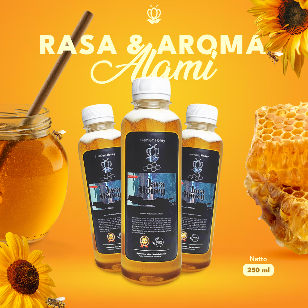 

Madu Murni Java Honey Suplemen Kesehatan Daya Tahan Tubuh 250ml Original Premium Halal