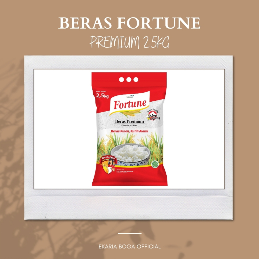 

BERAS | BERAS PULEN | FORTUNE BERAS PREMIUM | BERAS FORTUNE PREMIUM 2.5KG