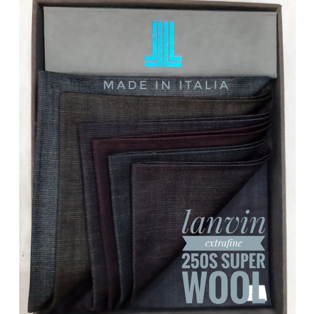 ART M77J Kain Wol Celana Jas Lanvin Wool Super