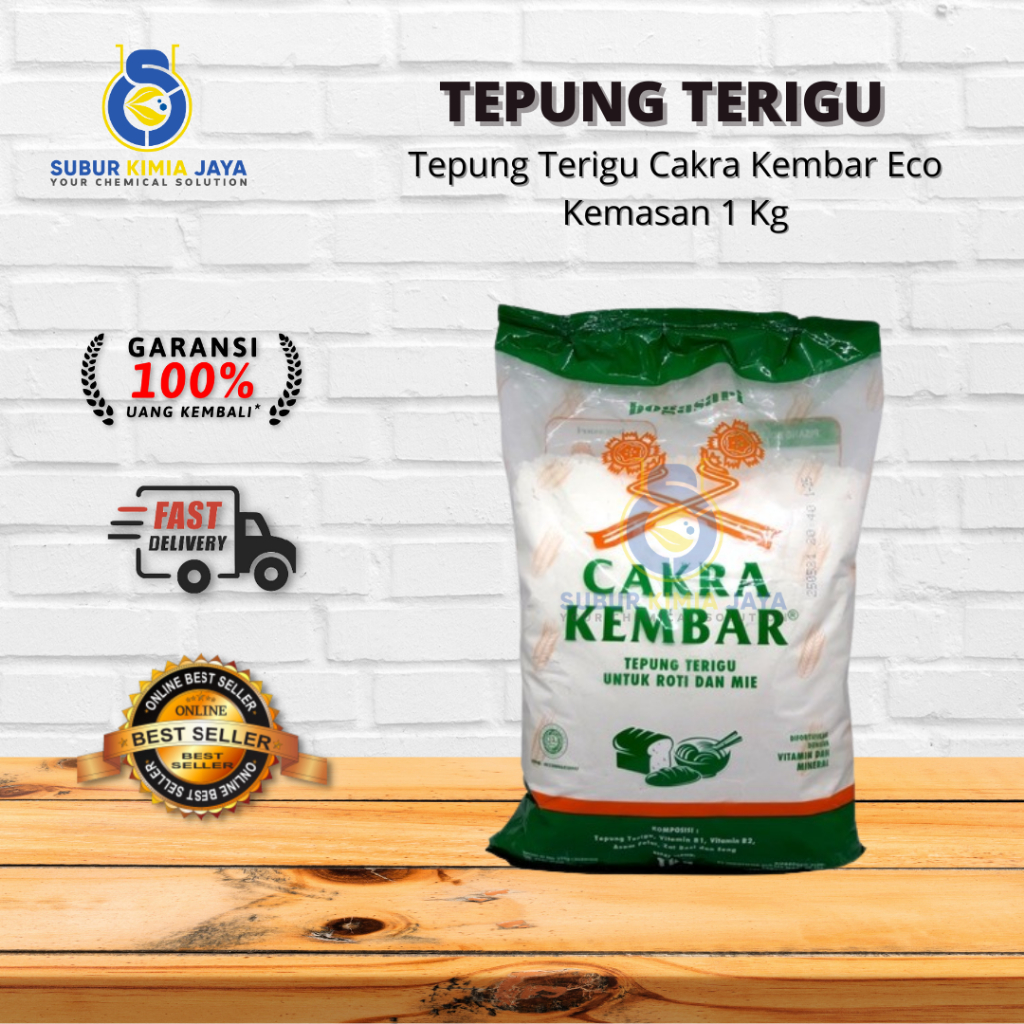 

Tepung Terigu Cakra Kembar Eco 1 Kg