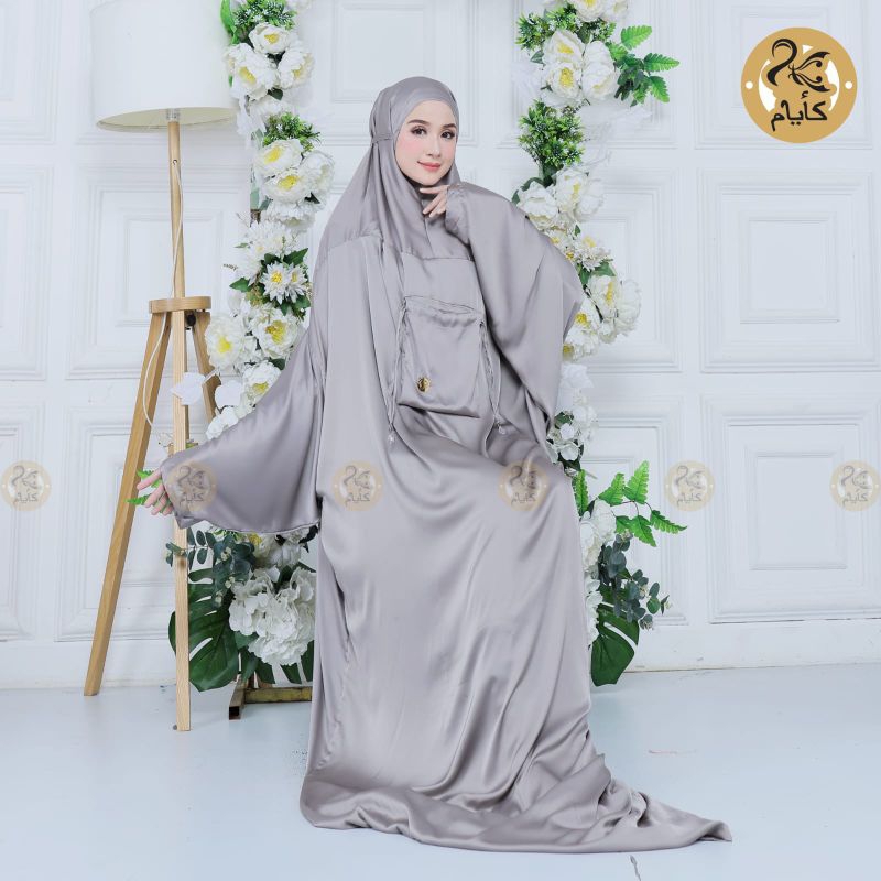 MUKENA HADRAMAUT SUTRA ORI PREMIUM MUKENA MALAYSIA