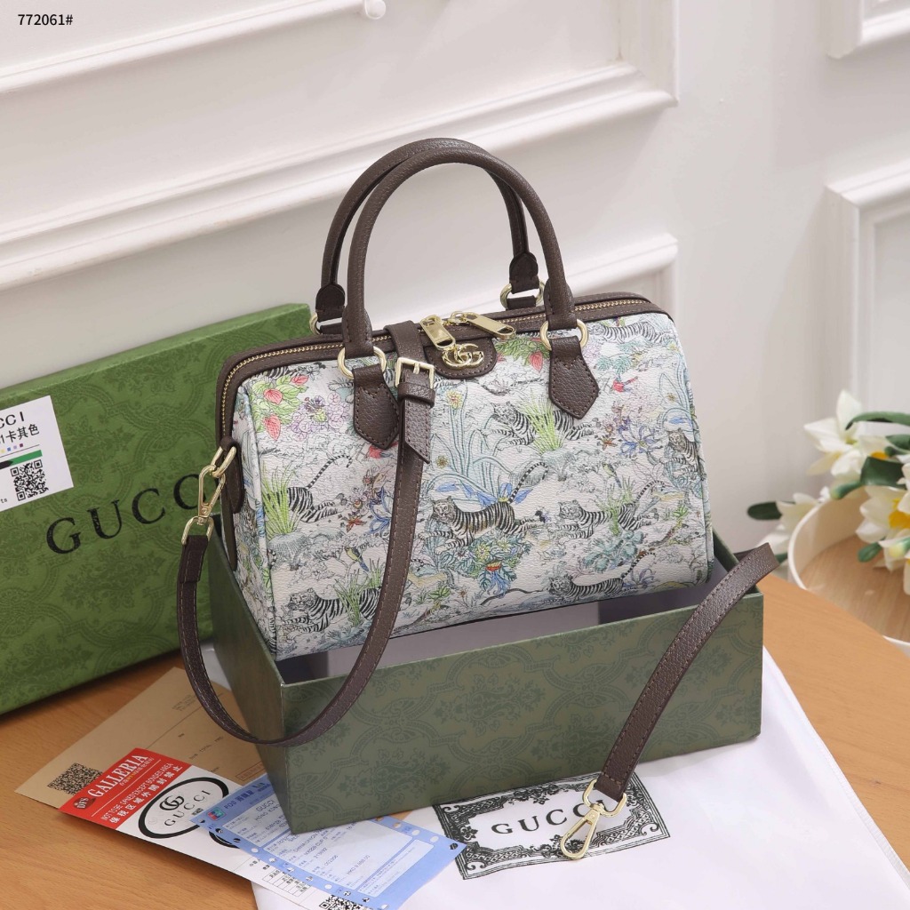 19mare Tas 772061 Floral Tiger Boston Bags