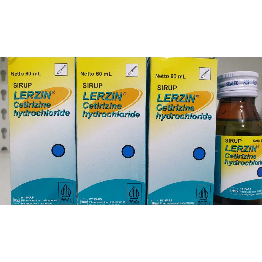 Lerzin sirup (cetirizine) netto 60ml.