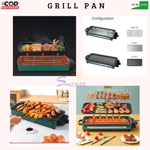 GRILL PAN / NAOMI GRILL 2 IN 1 / APRIL GRILL PAN / PANGGANGAN BBQ / BBQ (SHENARLIVINGSMG)