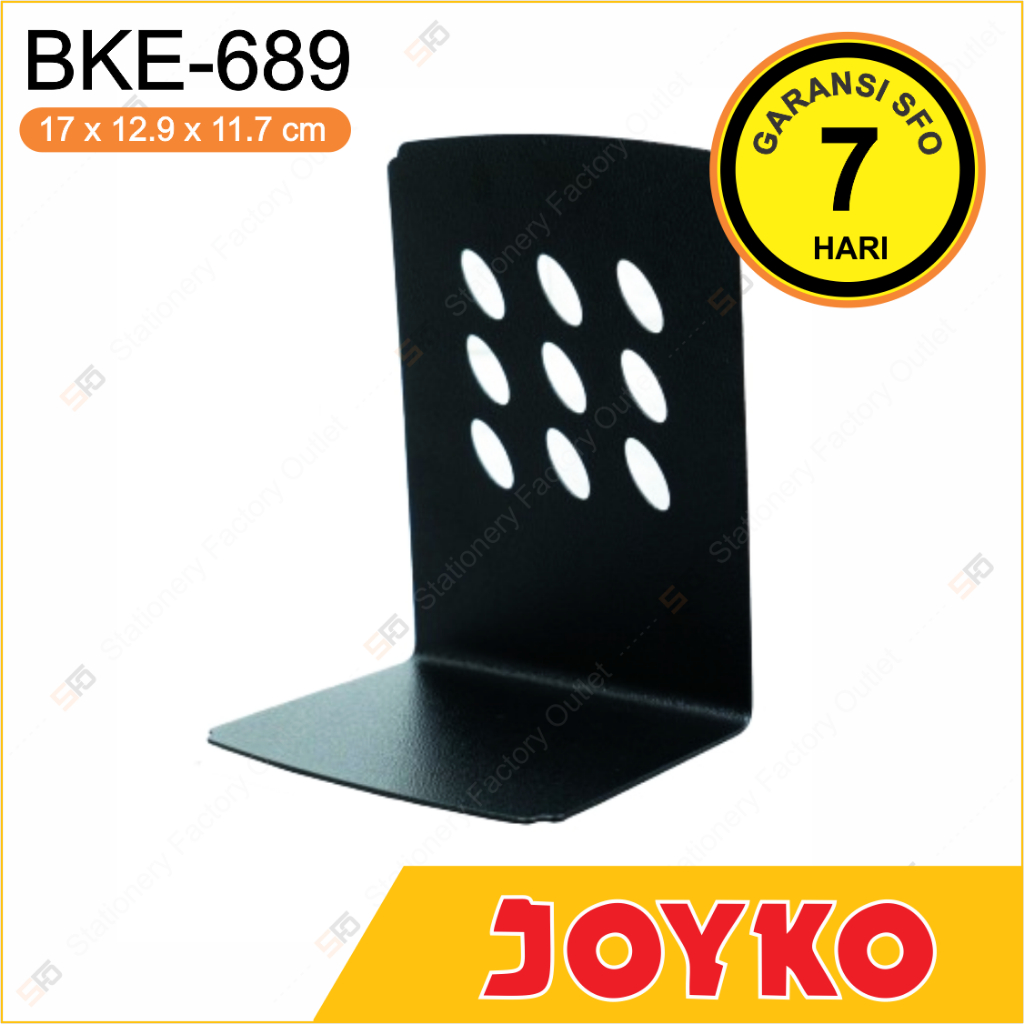 

Pembatas Buku Besi Besar Joyko Satuan BKE-689 - Metal Book Stand - SFO Semarang Official