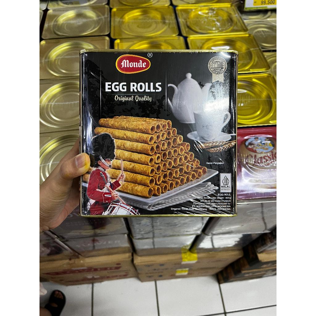 

MONDE EGG ROLLS ORIGINAL 600gr | Kue Lebaran Kaleng | Jajan Lebaran