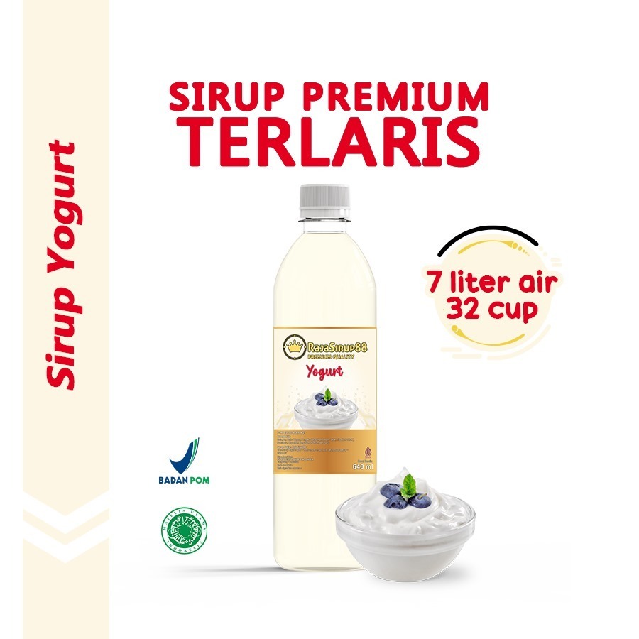 

Syrup Premium Rasa Yogurt / Minuman Sirup Halal 640ml