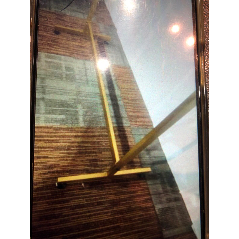 display gwang baju 1m atas ram/ display baju Gold/gantungan baju atas ram