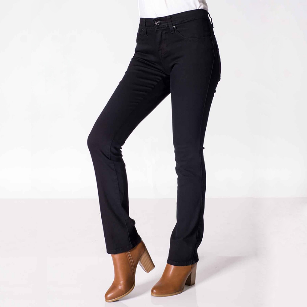 C2 Timber Black Jeans Push Up Bootcut Wanita