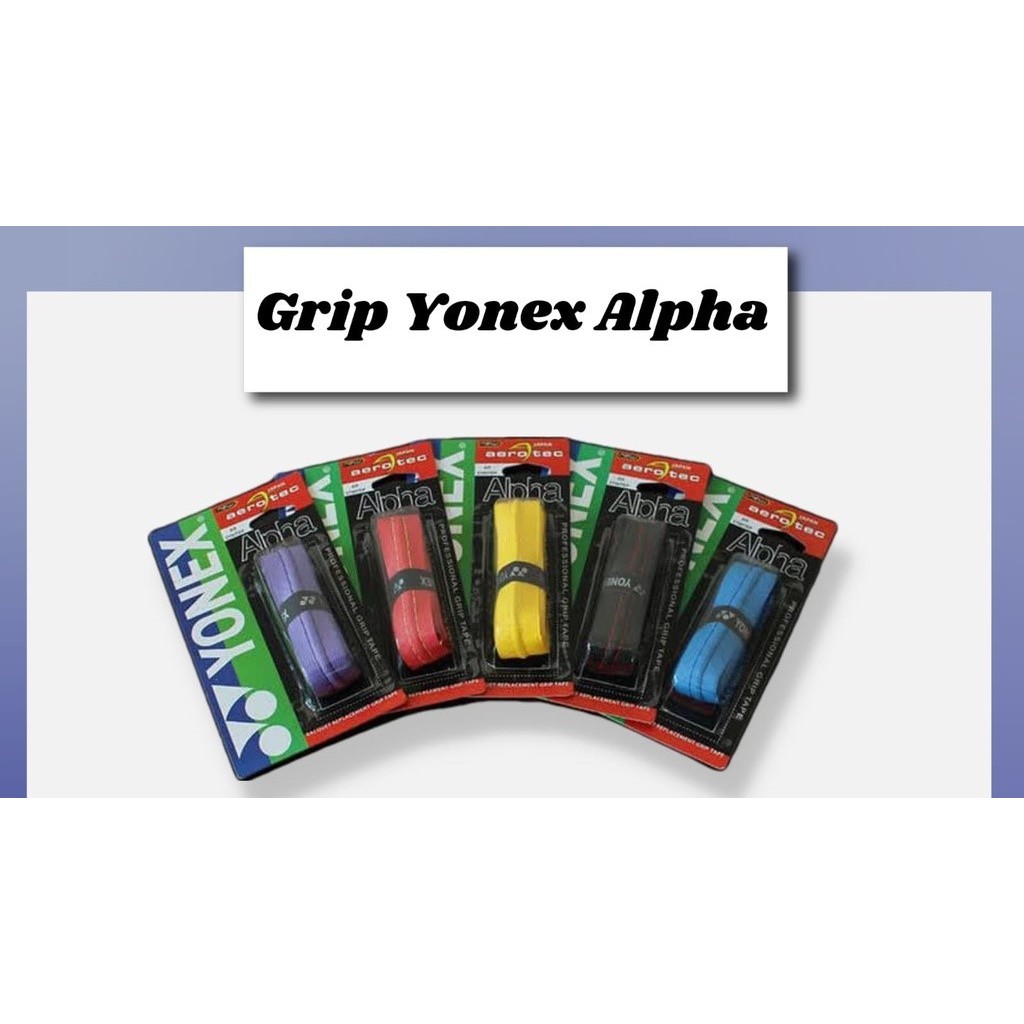 Grip Raket Yonex Alpha/Grip Raket Karet Yonex Alpha