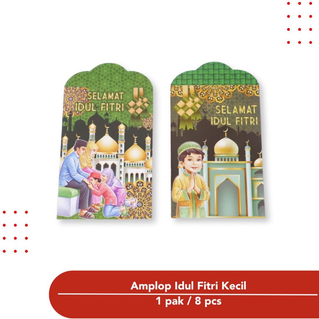 

Amplop angpao Idul Fitri / Lebaran isi 8 pcs