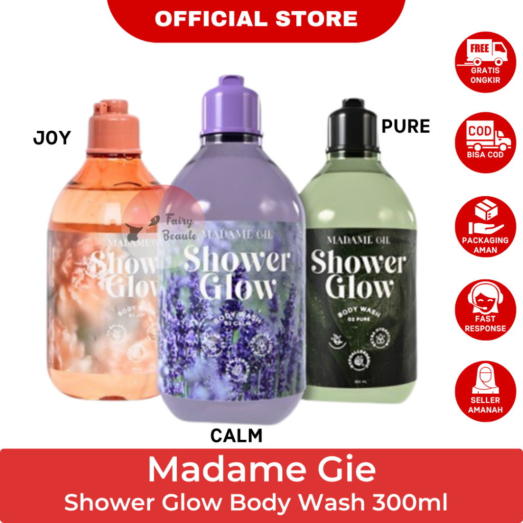 Madame Gie Shower Glow - Hypoallergenic Sabun Mandi Wangi Tahan Lama Madam Gie