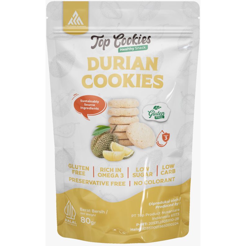 

TOP COOKIES DURIAN GLUTEN FREE 80GR