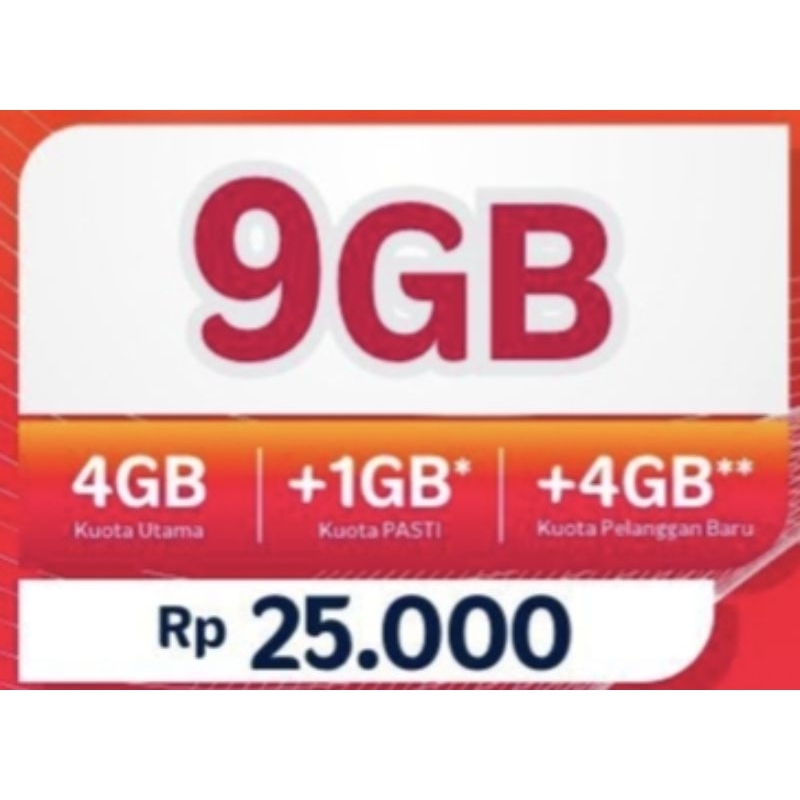 Perdana Telkomsel Lite 9GB