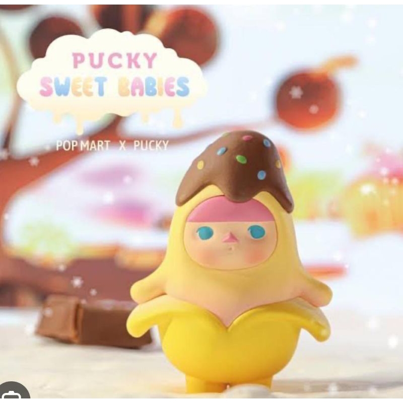 POP MART Pucky Sweet Babies Banana Baby Open Box Confirm Figure