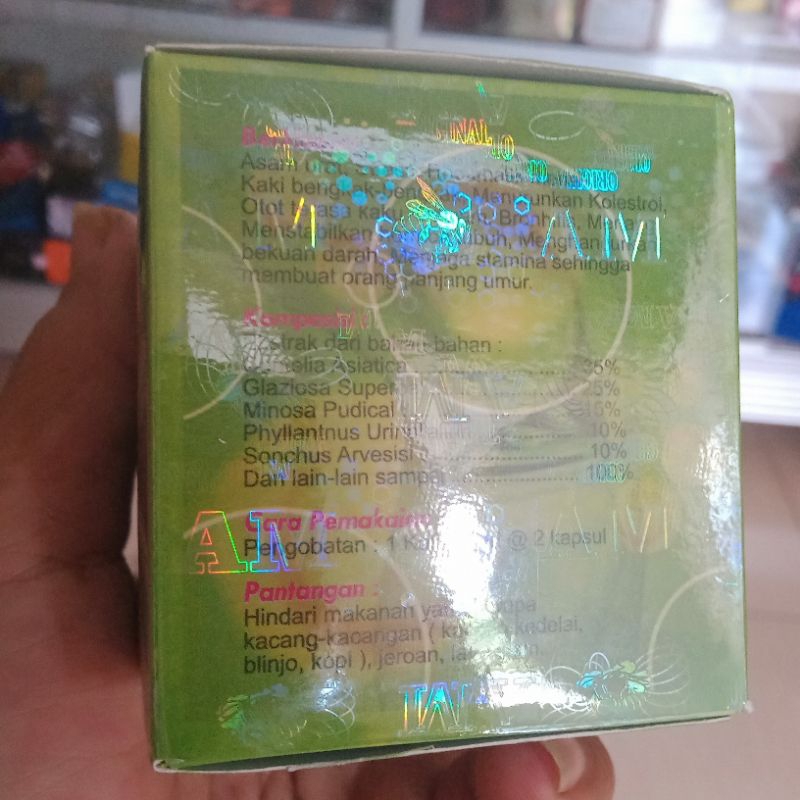 

dus pakking G ijo berhologram 10sct
