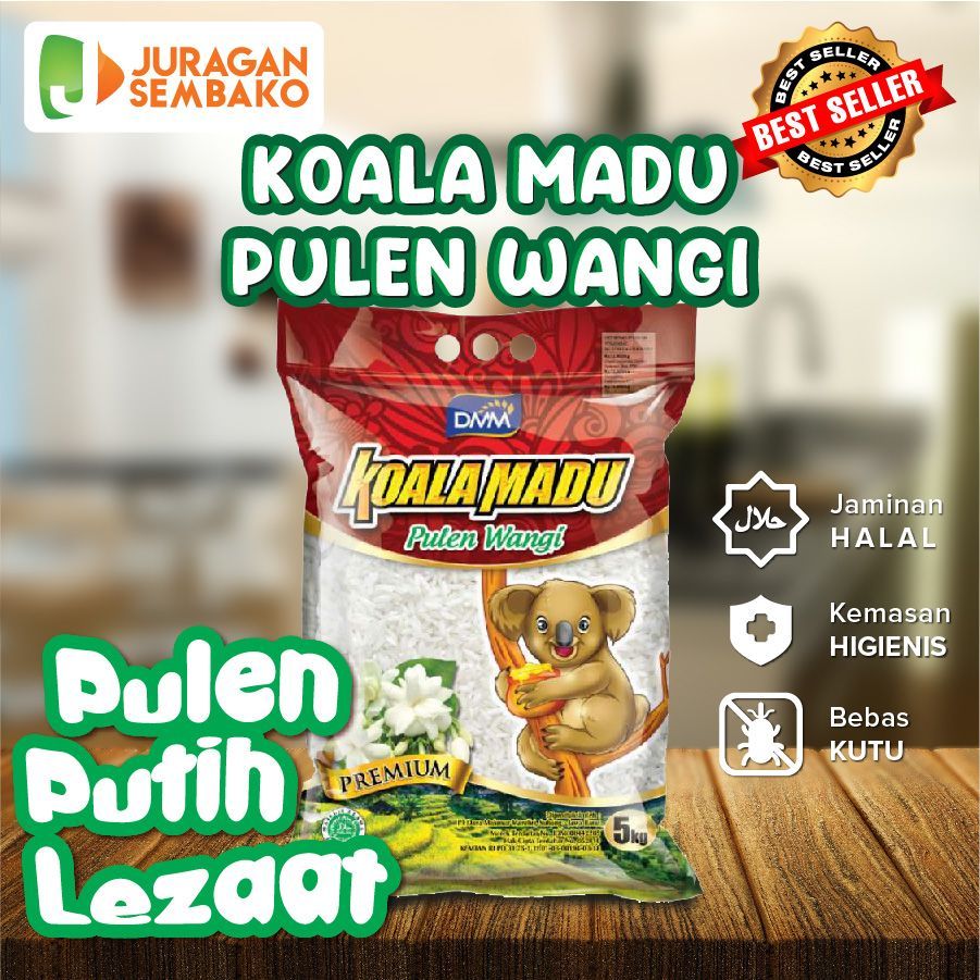 

Beras Koala Madu Pulen Wangi 5kg