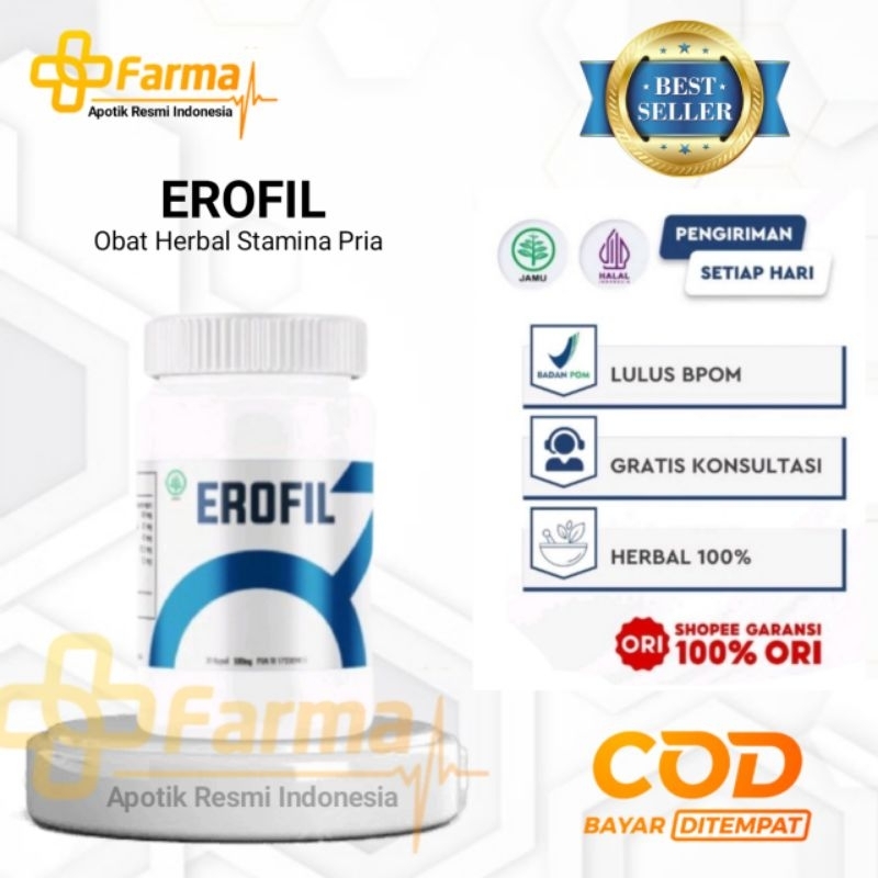 EROFIL ASLI ORIGINAL - EROFIL OBAT HERBAL STAMINA PRIA RESMI BPOM DIJAMIN PALING AMPUH