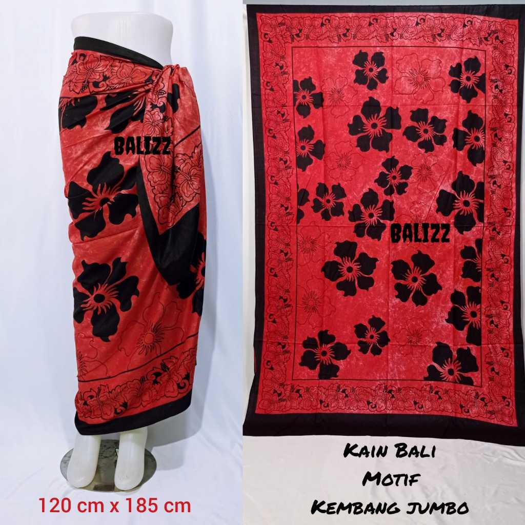 sut Kain Bali pantai / kain pantai / sarung bali / sarung pantai / kain bali ukuran Jumbo / kain