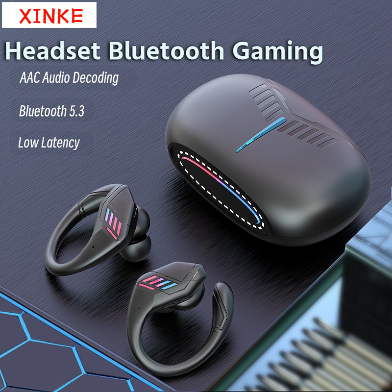 Hedset Bluetooth Wireless Earbuds TWS Gaming No Delay Stereo Touch Control Earphone