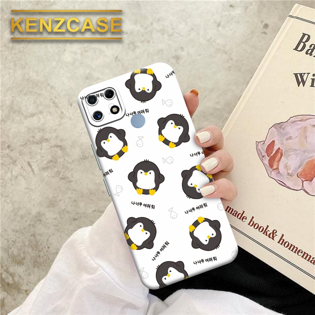 Soft case Hp REALME C25 - KENZCASE- Fashion Case Aesthetic - Silicon - Pelindung Belakang Handpone -