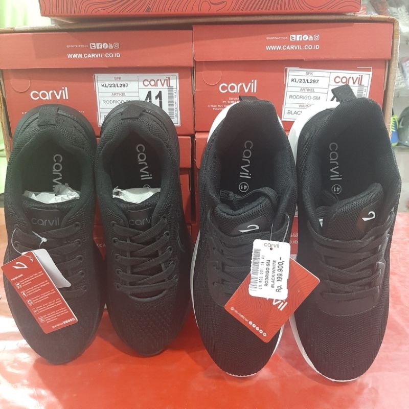 SEPATU CARVIL RODRIGO DAN RODGRI | SEPATU SEKOLAH CARVIL | SEPATU BERTALI CARVIL
