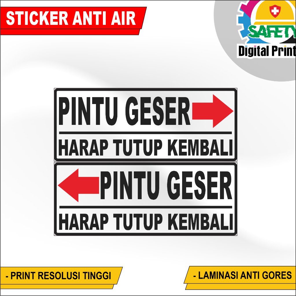 

STIKER PINTU GESER HARAP TUTUP KEMBALI