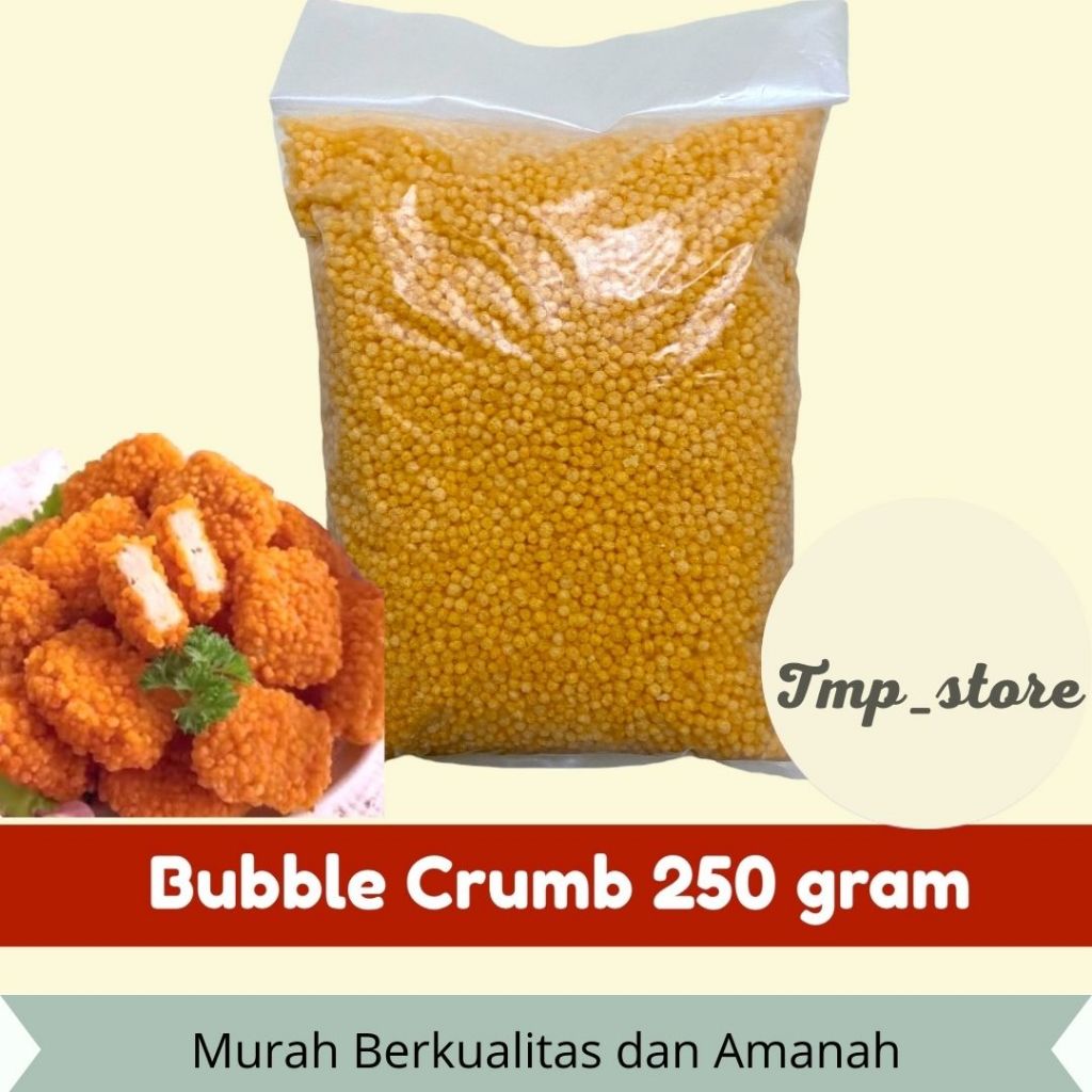 

Bubble Crumb Crispy Nugget Tepung Roti Bulat 250 gram