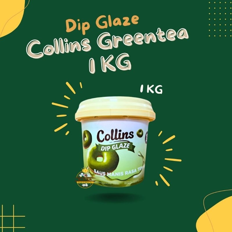 

Collins Dip Glaze 1 KG - Greentea