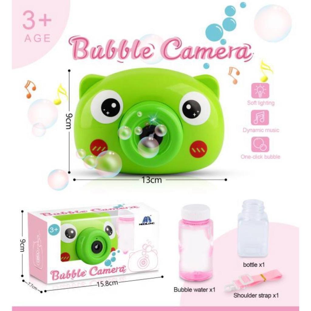 628-10A BUBBLE CAMERA elektrik Mainan Anak Bubble Elektrik Bentuk Kamera Camera machine