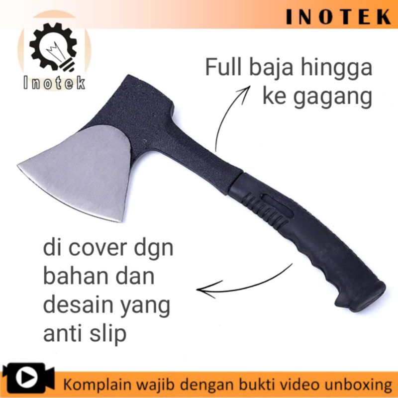 Kampak belah kayu bakar survival tool kampak outdoor kemping