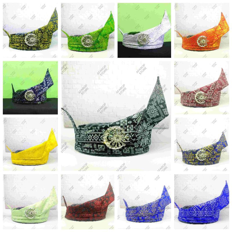 TANJAK MELAYU FULL SONGKET PREMIUM MODEL IKAT PANGLIMA