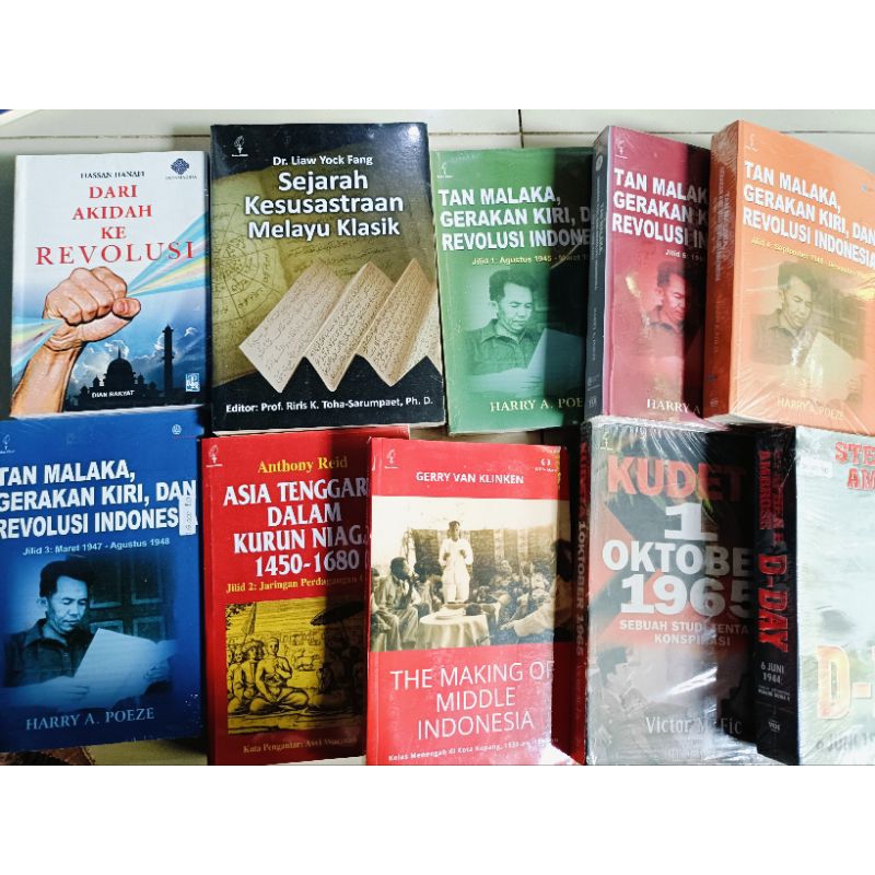 Buku original.obral buku sejarah*politik*buku obor