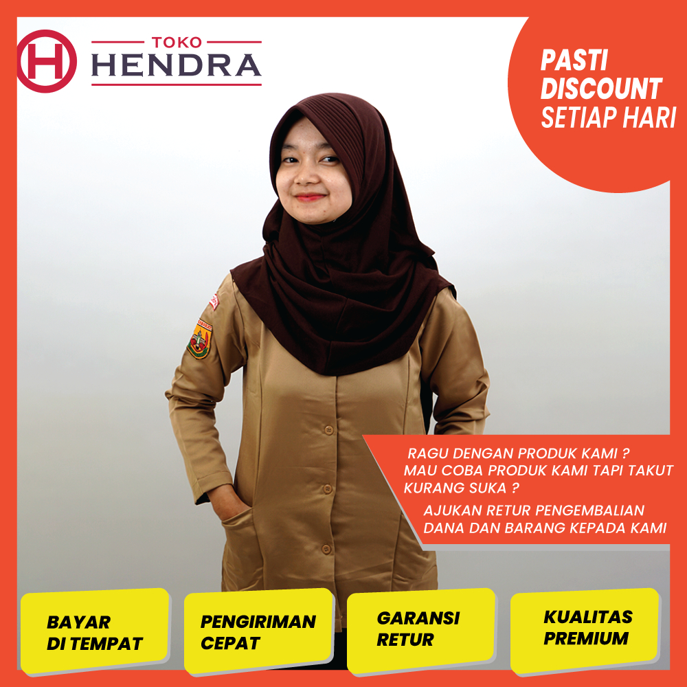 Baju Pramuka Pembina Bahan Maximus | Baju Pramuka Guru Wanita